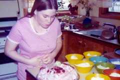 , birthday celebration, March 1974.