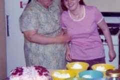 , birthday celebration, March 1974.