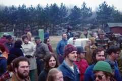 Auction sale at the Arnold homestead, April 13, 1974.