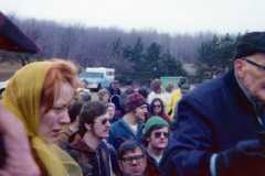 Auction sale at the Arnold homestead, April 13, 1974.