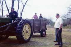 Auction sale at the Arnold homestead, April 13, 1974.