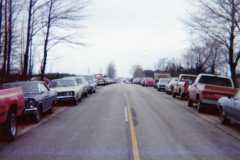 Auction sale at the Arnold homestead, April 13, 1974.