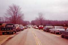 Auction sale at the Arnold homestead, April 13, 1974.