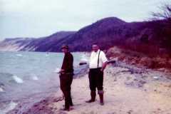 Lake Michigan, near Otter Creek, summer 1974.