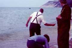 Lake Michigan, near Otter Creek, summer 1974.