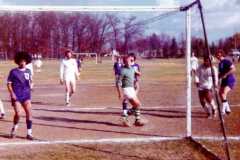 Soccer at Spring Arbor College, 1974.
