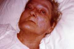Laura Lucille Kahley Moore from Doris Moore's visit to see her in Florida, June 1975.