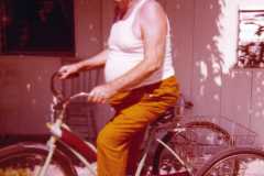 Roy Emery Moore during Doris Jane Moore Arnold's visit to Florida, June 1975.