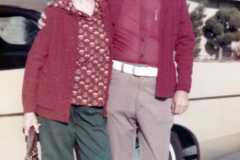Tracie and Alvin, taken during Tracie's visit to California, 1975.