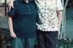Charlotte and Tracie, taken during Tracie Arnold's visit to California, 1975.