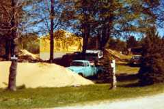 Honor, new house on the old Arnold homestead, June 1976.