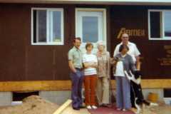 Honor, new house on the old Arnold homestead, June 1976.