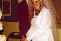 marriage of Gloria Jean Arnold and Greg Kniat, 1972.