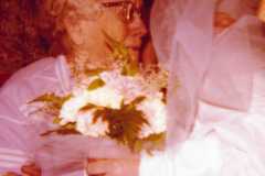 marriage of Gloria Jean Arnold and Greg Kniat, 1972.