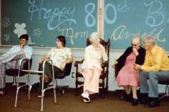 , Tracie M. Balitz Arnold's 80th birthday party at son Allen's in South Haven, September 1976.