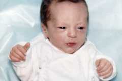 Anne Marie Suderno, 4 lbs, 15 oz, January 8, 1977.