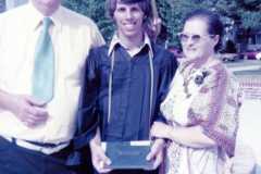 Spring Arbor College graduation, May 1977.