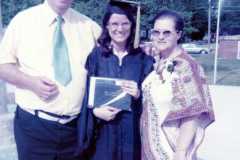 Spring Arbor College graduation, May 1977.