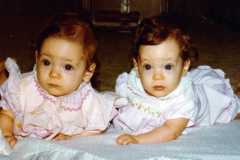 Left: Beth Ann, Right: Ann Marie;  July 1977.