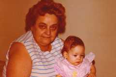 Grandma Charlotte and Beth Ann Suderno, July 1977.
