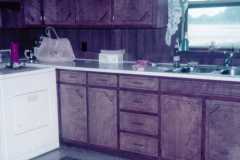 Kitchen in Doris Moore old house. Kenton Ohio, September 1977.