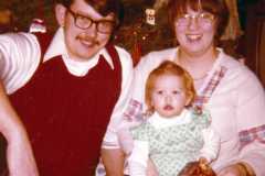 "The Family" Christmas 1977.