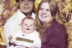 Greg, Gloria and Gina Kniat, 1978.
