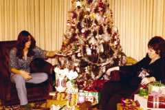 Sally and Kandy Butler, Christmas 1978.
