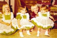 Joy, Beth, Scott, Anne Marie, December 1978.