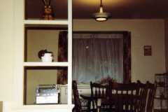 Dining room at 904 Fourth Street in Jackson, 1979.