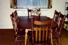Dining room at 904 Fourth Street in Jackson, 1979.