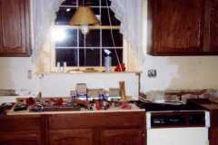 Kitchen remodeling at 904 Fourth Street in Jackson, 1979.