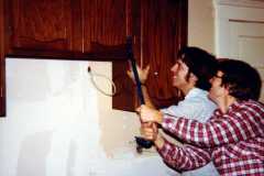 Kitchen remodeling at 904 Fourth Street in Jackson, 1979.
