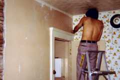 Kitchen remodeling at 904 Fourth Street in Jackson, 1979.