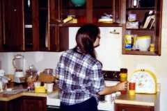 Kitchen remodeling at 904 Fourth Street in Jackson, 1979.
