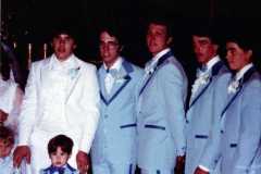 Mike Arnold and Kim's wedding, October 1980.