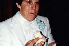 Mike Arnold and Kim's wedding, October 1980.