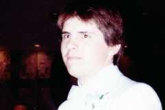 Mike Arnold and Kim's wedding, October 1980.