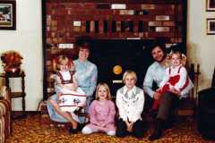 Beth Ann, Carol, Joy, Scott, Bob, and Ann Marie Suderno, November 1980.