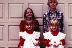 Joy, Scott, Beth Ann, and Ann Marie Suderno, 1980.