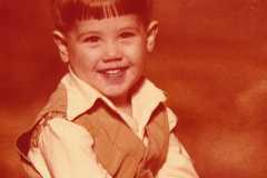 David Michael Revell, 2.5 years, December 1980.