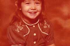 Kelly Jean Revell, 4 years, 1980.