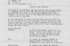 Roy E. Moore, Medical Examination, 1981.