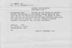 Roy E. Moore, Medical Examination, 1981.