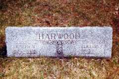 Joseph W. Harwood and Lillian F. Arnold Harwood, Platte Cemetery, Spring 1981.
