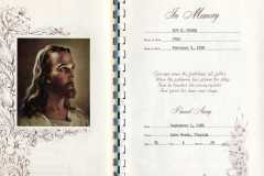 Funeral Book, Roy Emery Moore, 1981.