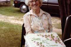 Tracie Balitz Arnold 85th birthday, Muskegon, September 1981.