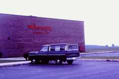 Dan Arnold on business trip to Wytheville Virginia Aeroquip facilities, October 1981.