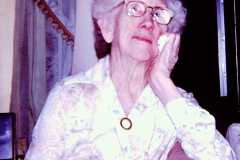 Tracie M. Balitz Arnold at Joyce's house, November 1981.