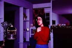 Surprise! Organ Dan got for Peggy, Fourth street in Jackson, MI, Christmas 1981.